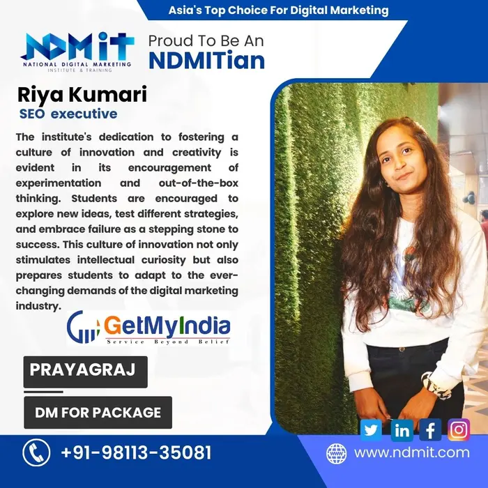 NDMIT - best institute for digital marketing training courses in  Prayagraj