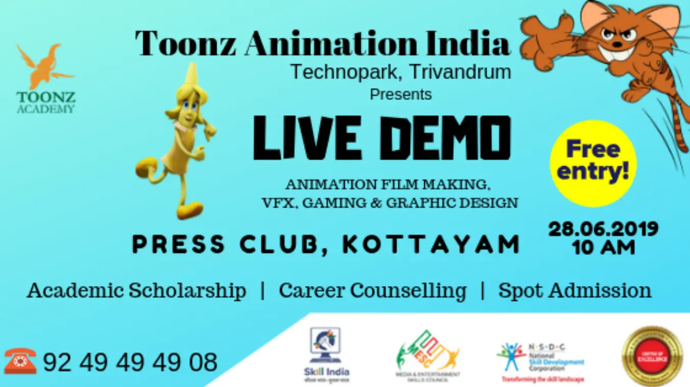 TOONZ ANIMATION INDIA - News and Events In Kottayam | Citymapia - Kottayam