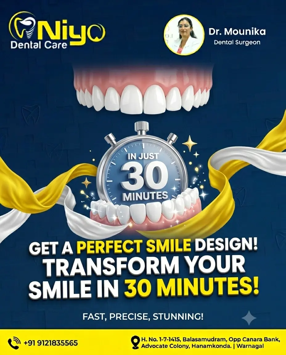 Flawless 30-Minute Smile Designing | Instant Makeover at Niyo Dental Care