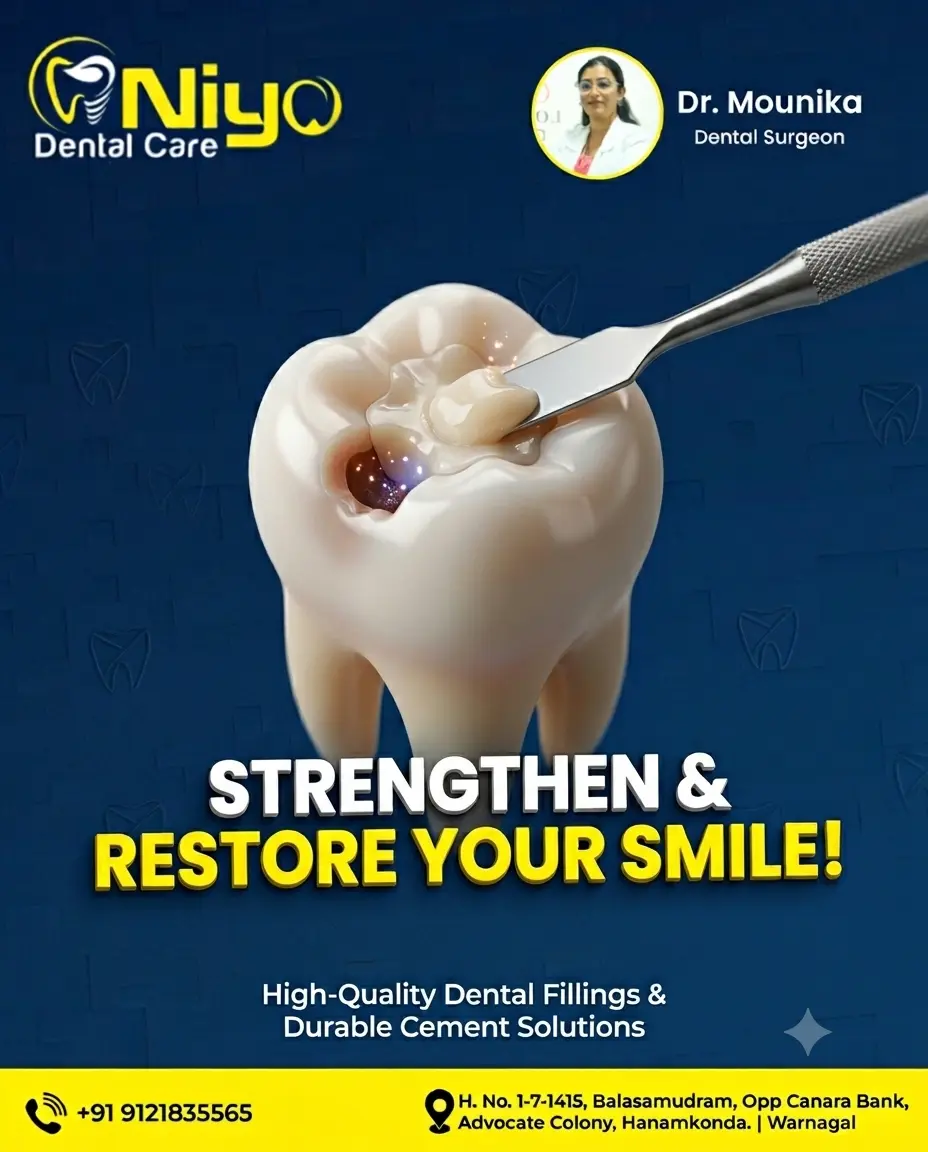 Painless Dental Fillings | Restore Your Teeth At Niyo Dental Care Hanamkonda