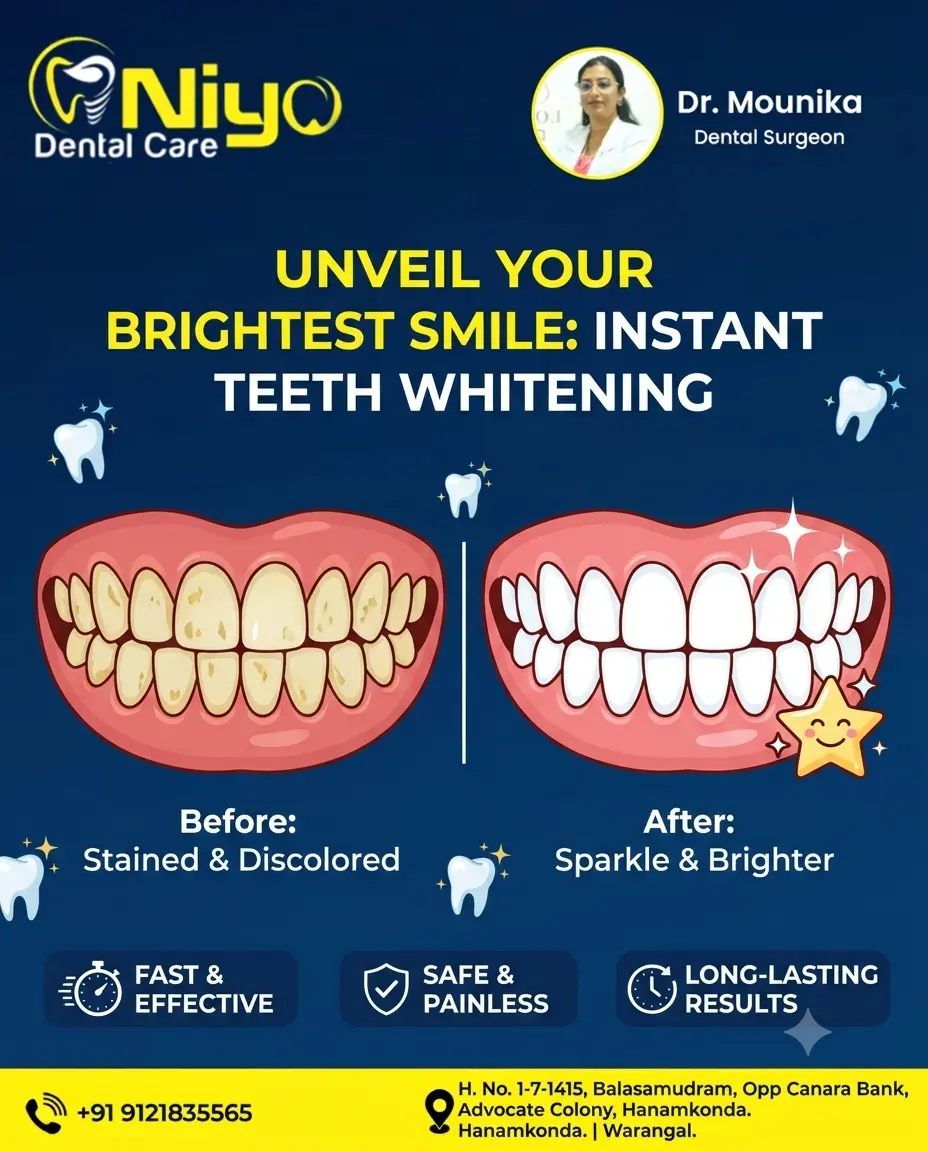 Transform Your Smile at Niyo Dental Care | Braces in Warangal & Hanamkonda