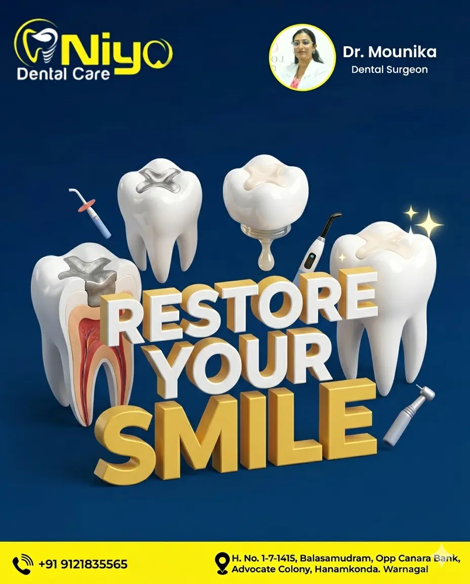 ✅Restore Your Smile’s Beauty & Function with Expert Dental Fillings at Niyo Dental Care!
