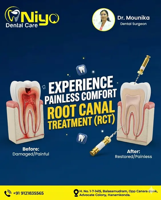 Say Goodbye to Tooth Ache: Painless Root Canal Treatment (RCT) at Niyo Dental Care