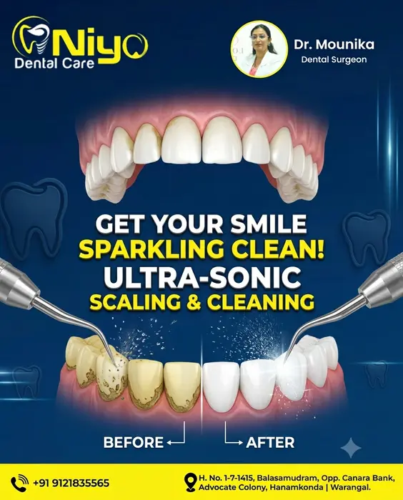 Bring Back Your Sparkling Smile with Professional Teeth Cleaning at Niyo Dental Care! ✨