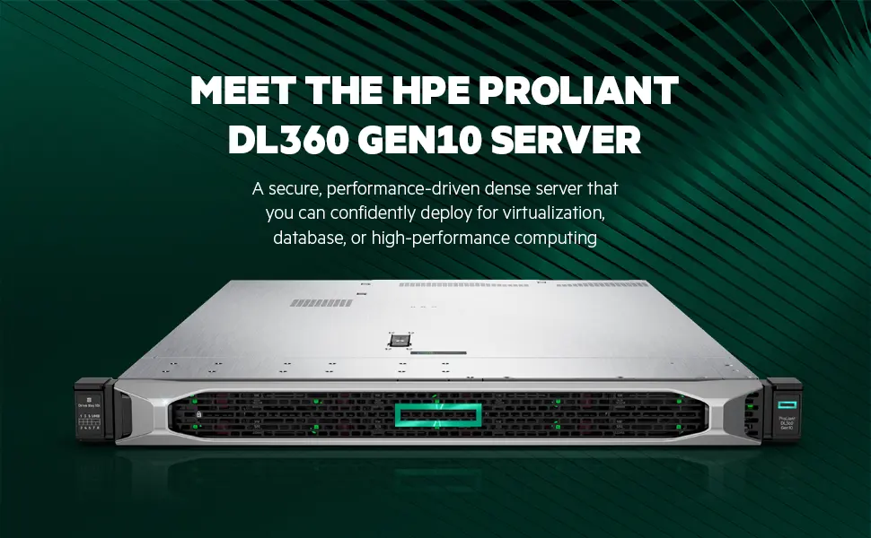 Boost the modular storage with HP ProLiant DL360 Gen 10 Servers