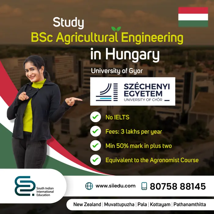 Opportunity for Study BSc Agricultural Engineering in Hungary