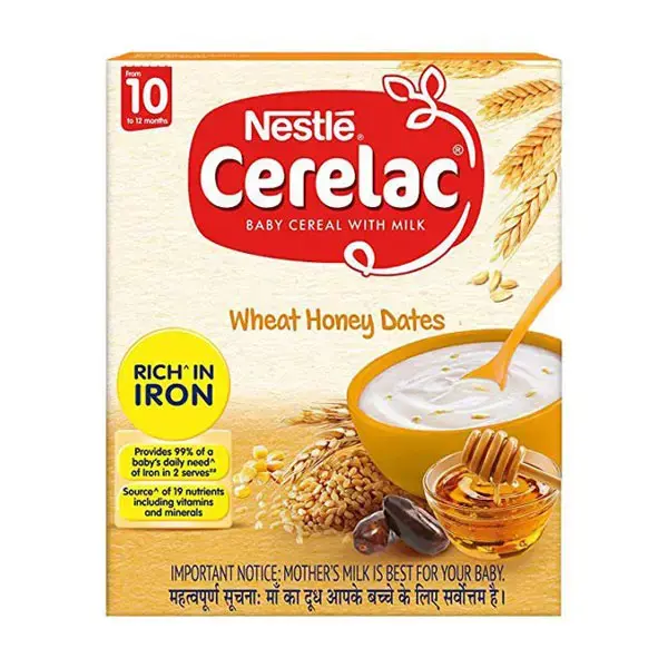 Nestle Cerelac Wheat Honey Dates (10-24 Month) 300G