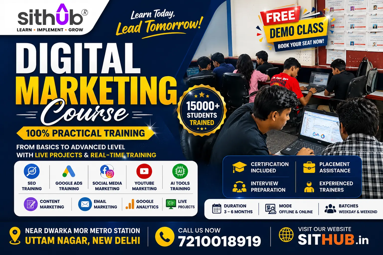 Digital Marketing Course in Uttam Nagar | SITHUB