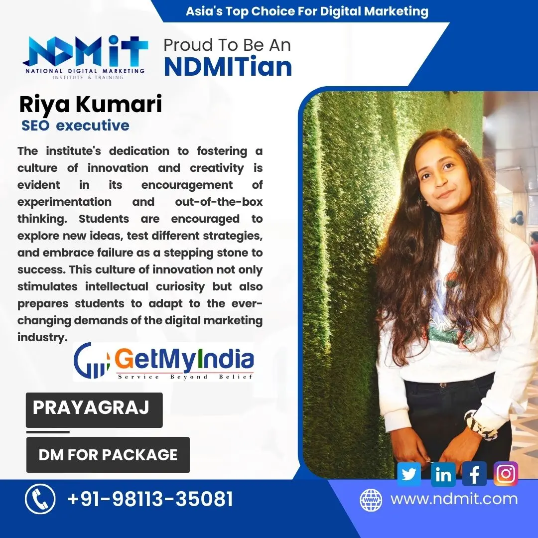 NDMIT - best institute for digital marketing training courses in  Prayagraj