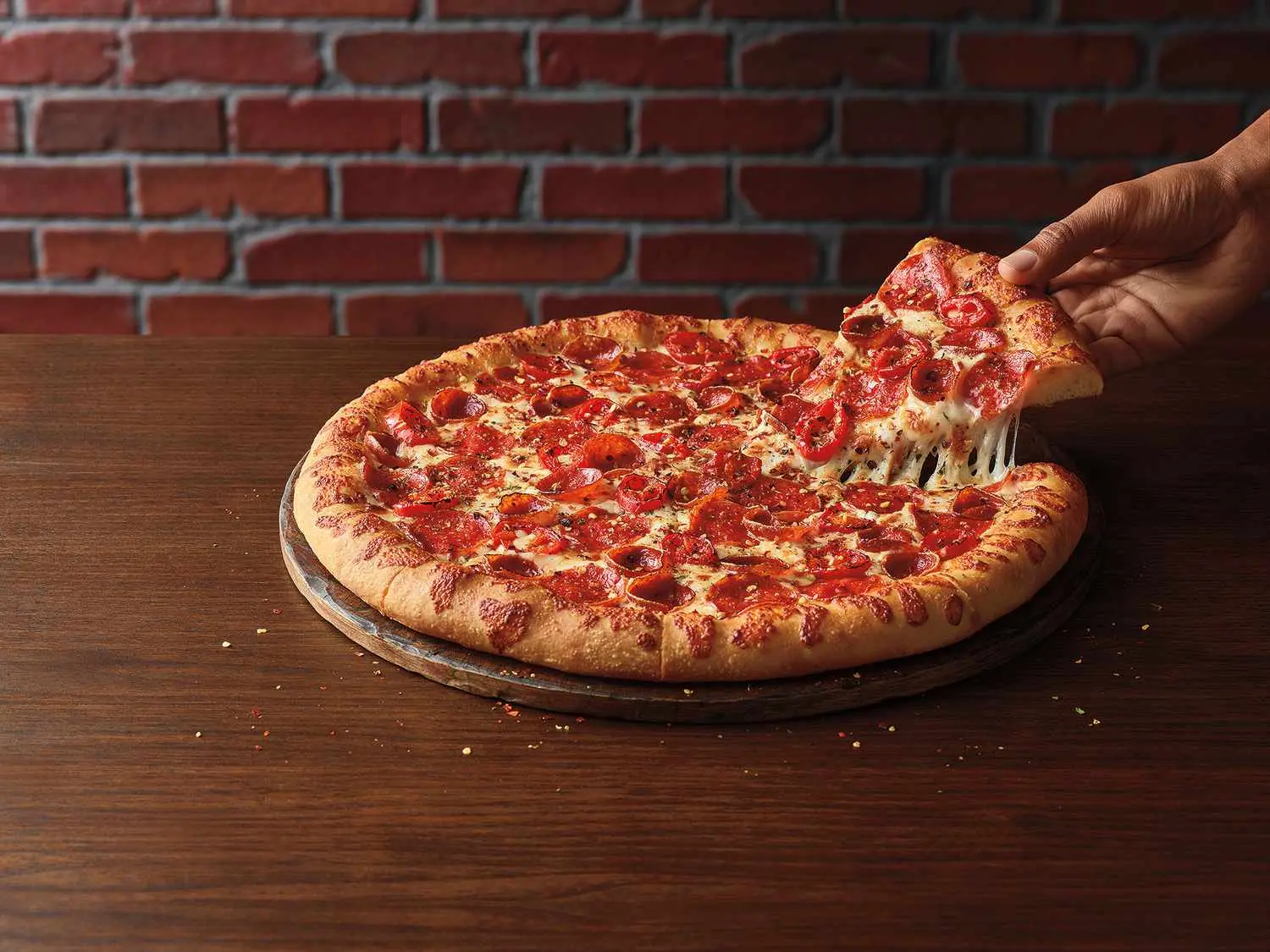 Chicken Pepperoni Pizza