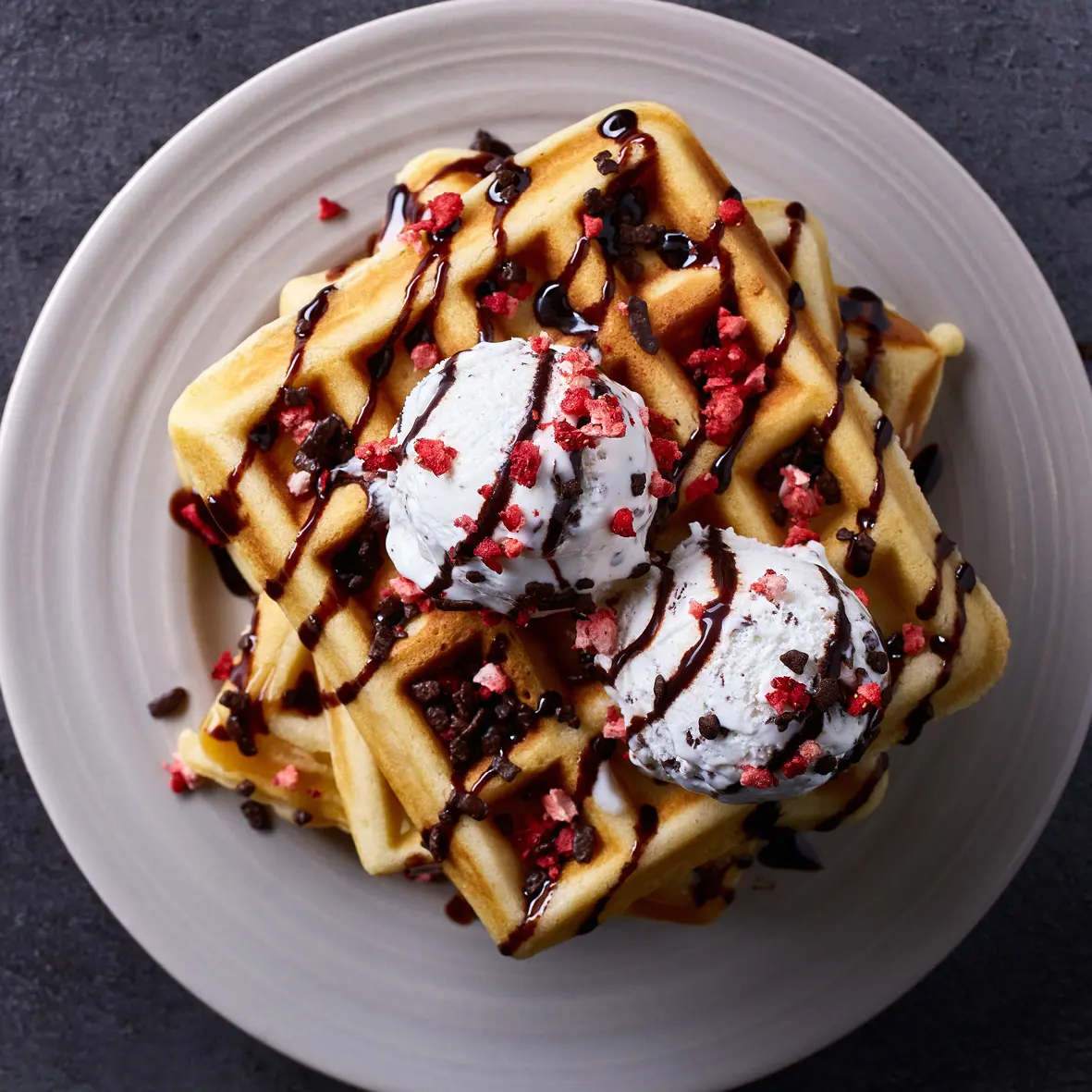 Ice Cream Waffle