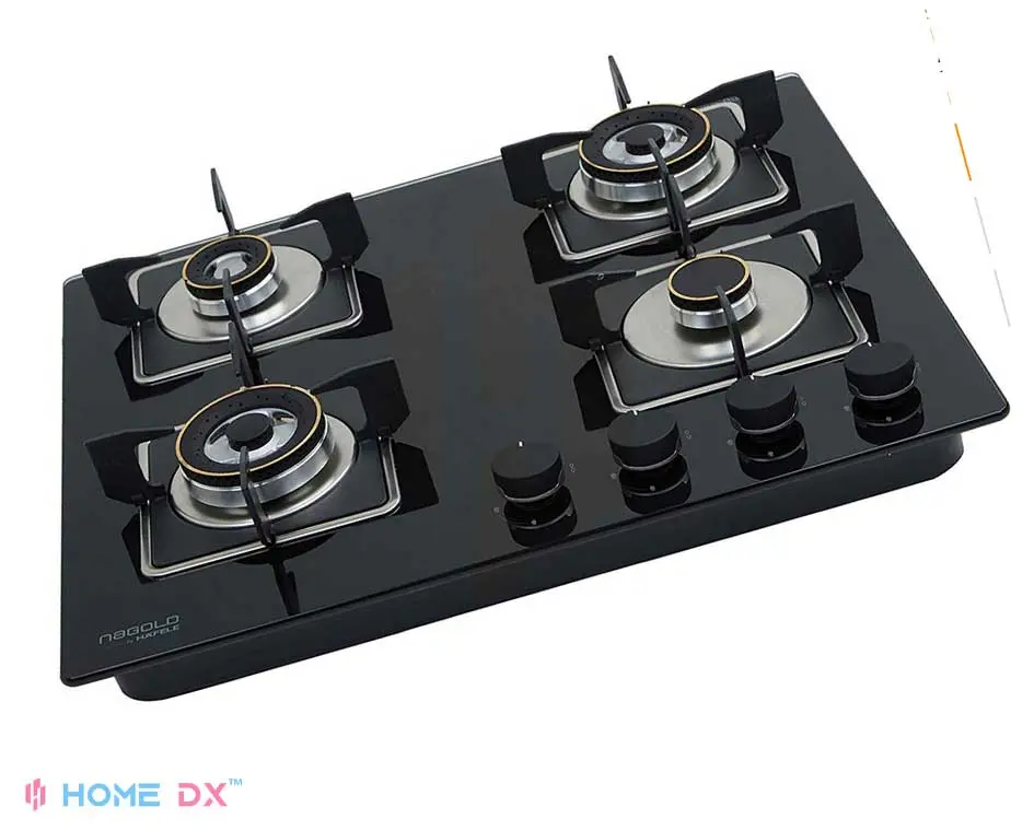 Magna 60-4 Built In Hob With Brass Burners 60 cm – Hafele