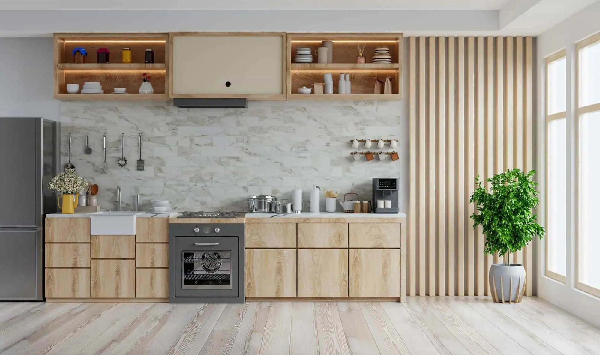 UPVC Kitchen Cabinets 