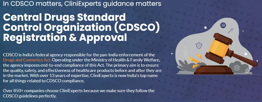 What are the key responsibilities of CDSCO?