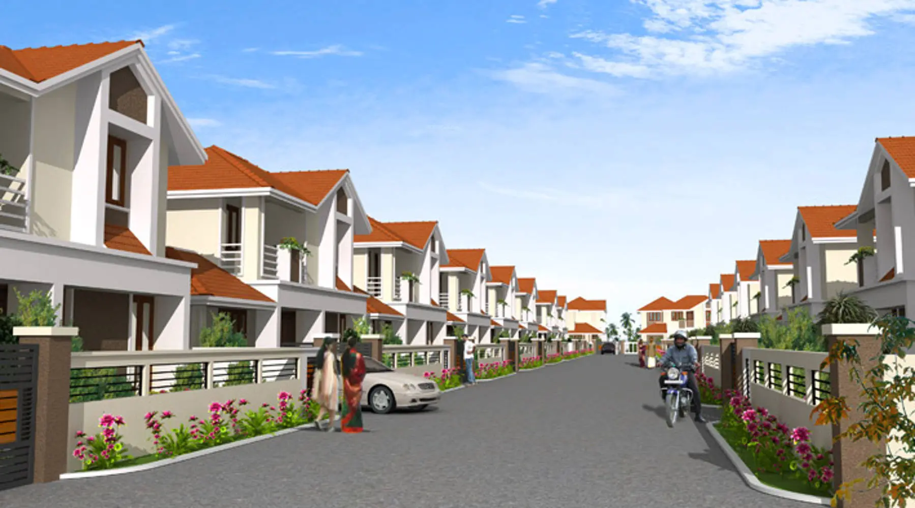  5 mtr wide internal Road
