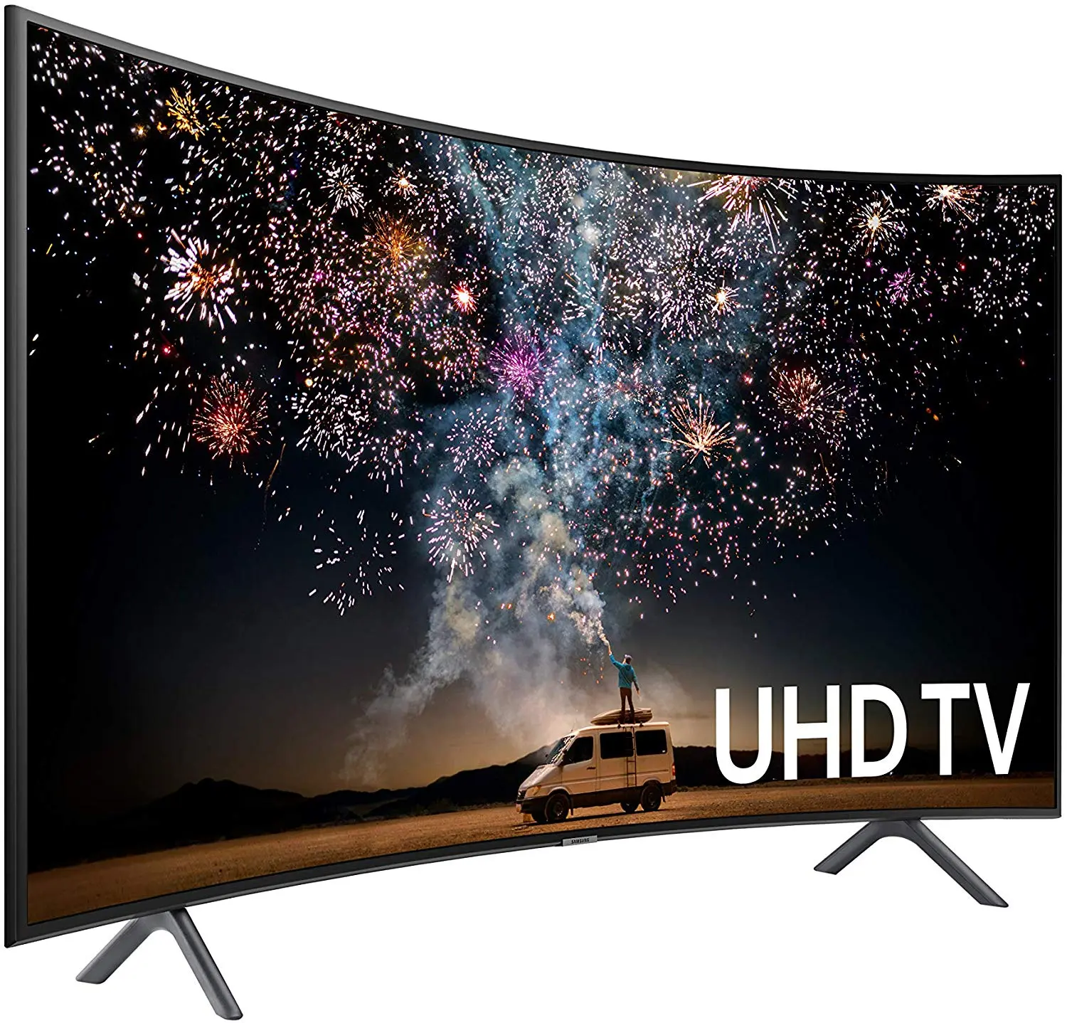 Samsung 55RU7300 55 Inch Curved Smart 4K UHD TV Series 7 (2019) - Black by SAMSUNG