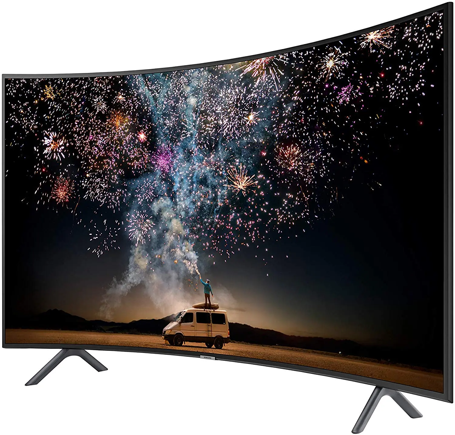Samsung 65RU7300 65 Inch Curved Smart 4K UHD TV Series 7 (2019) - Black by SAMSUNG