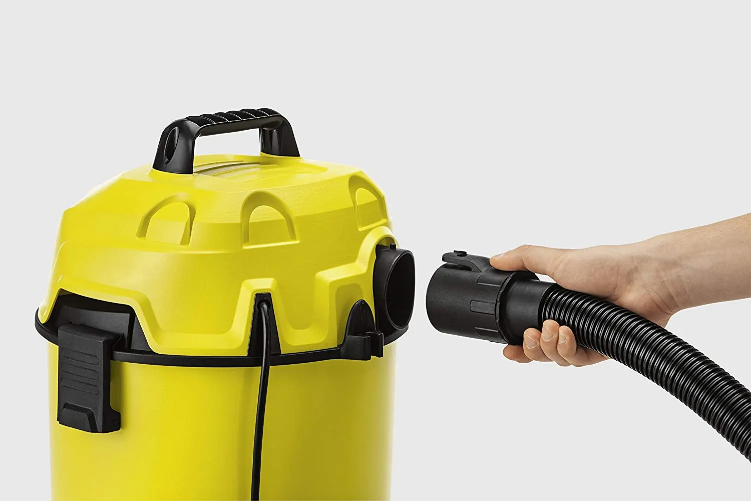 Karcher WD 1 1000-Watt Wet and Dry Vacuum Cleaner (Yellow/Black)
