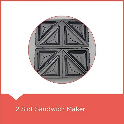 Black  & Decker TS20002 Slice Sandwich Maker/Grill, 220V, Black 