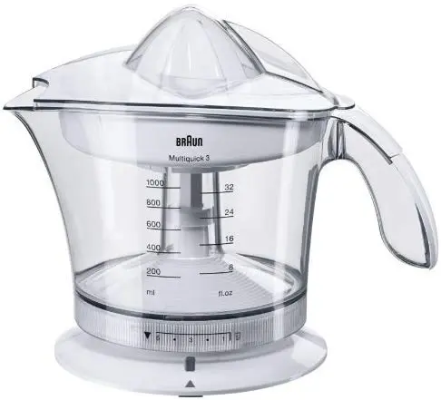 Braun MPZ9 Multiquick 3 Citrus Juicer, 1 Litre