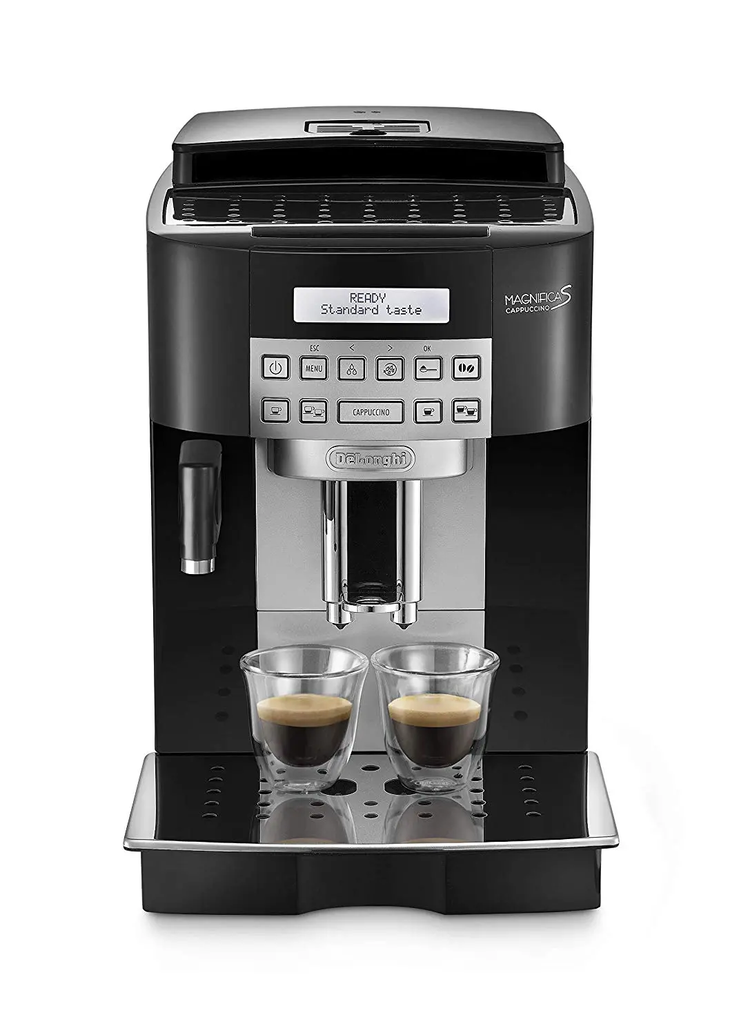 De'Longhi ECAM 22.360.B Bean to Cup Coffee Machine, Plastic, 1450 W, 1.8 liters