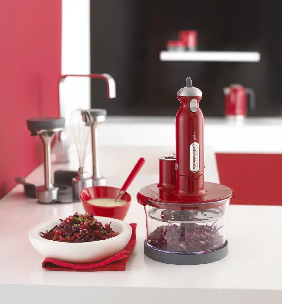Kenwood KMix Triblade Hand Blender Set Red, 700 W - HB891