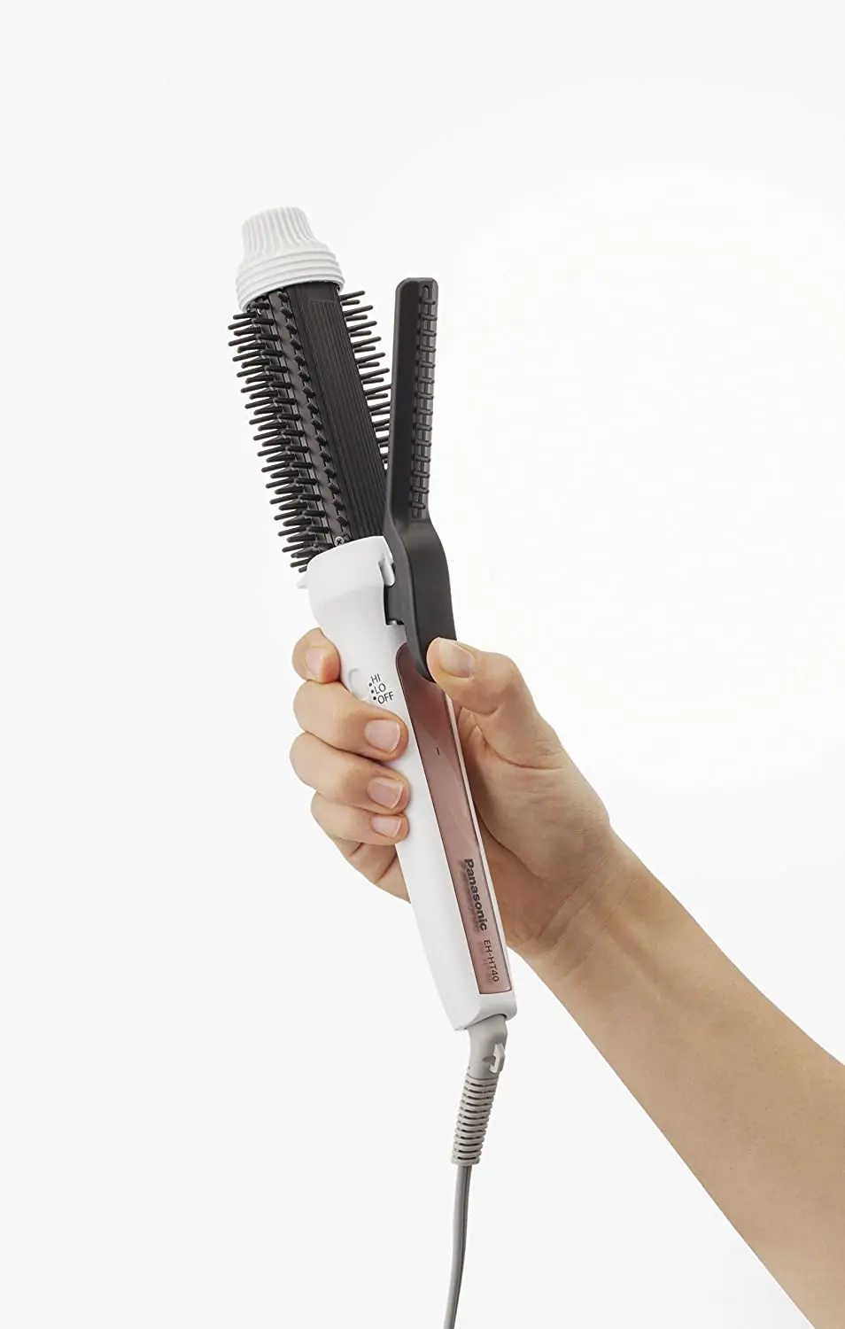 Panasonic curling iron brush type 32mm white EH-HT40-W