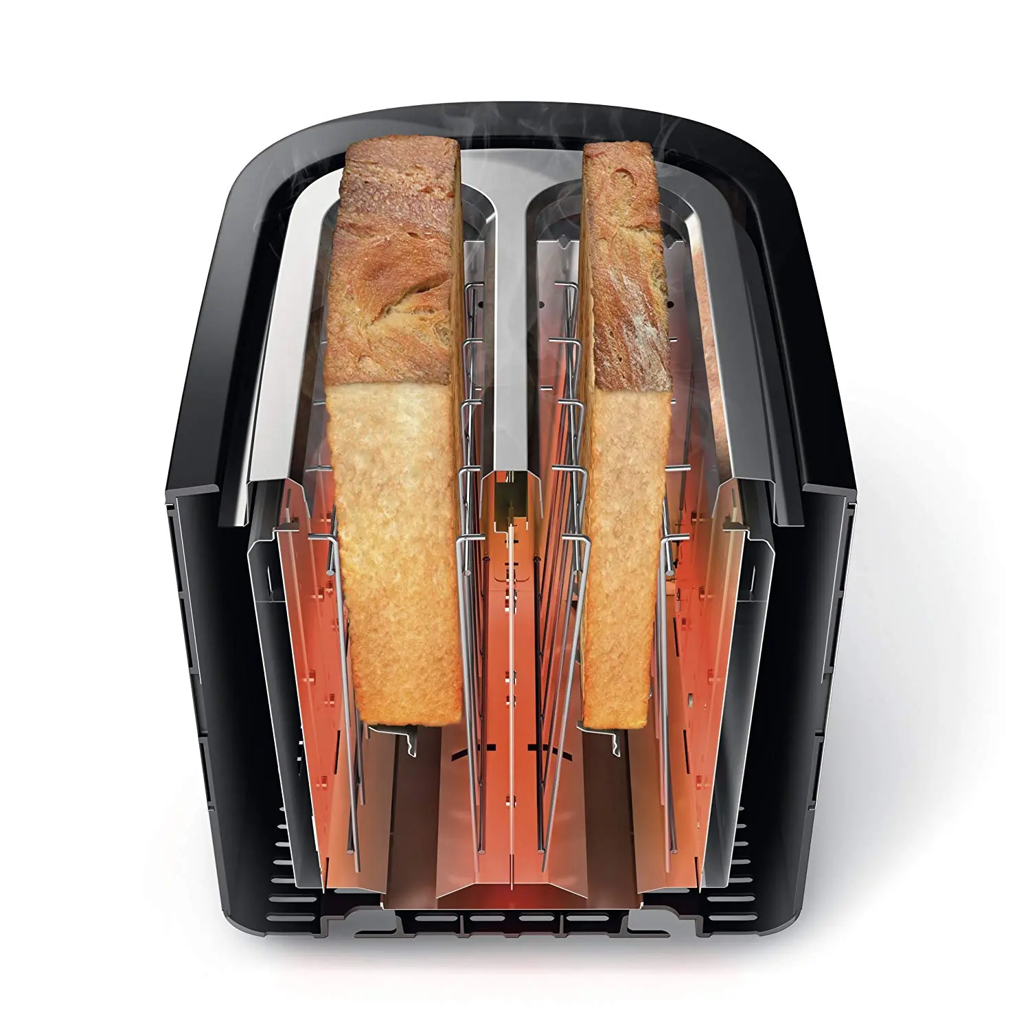 Philips Viva Collection Toaster HD2637/91-Black