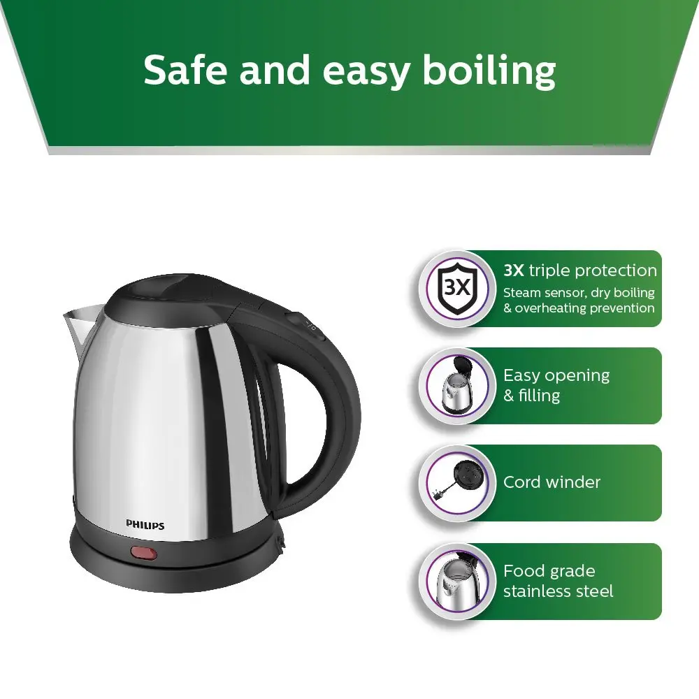 Philips HD9306/06 1.5-Litre Electric Kettle (Multicolor)