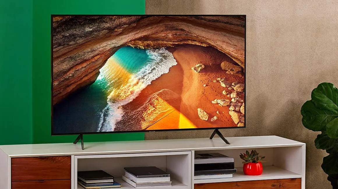 Samsung 65 Inch Flat Smart 4K QLED TV- 65Q60RA-Series 6, (2019)