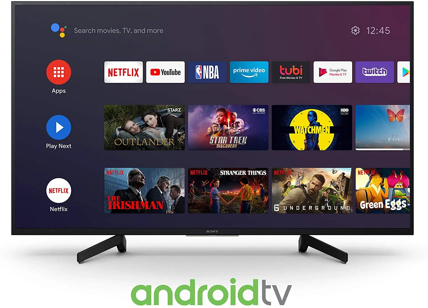 Sony KD43X8000G 43 inch 4K UHD HDR Android TV - Black