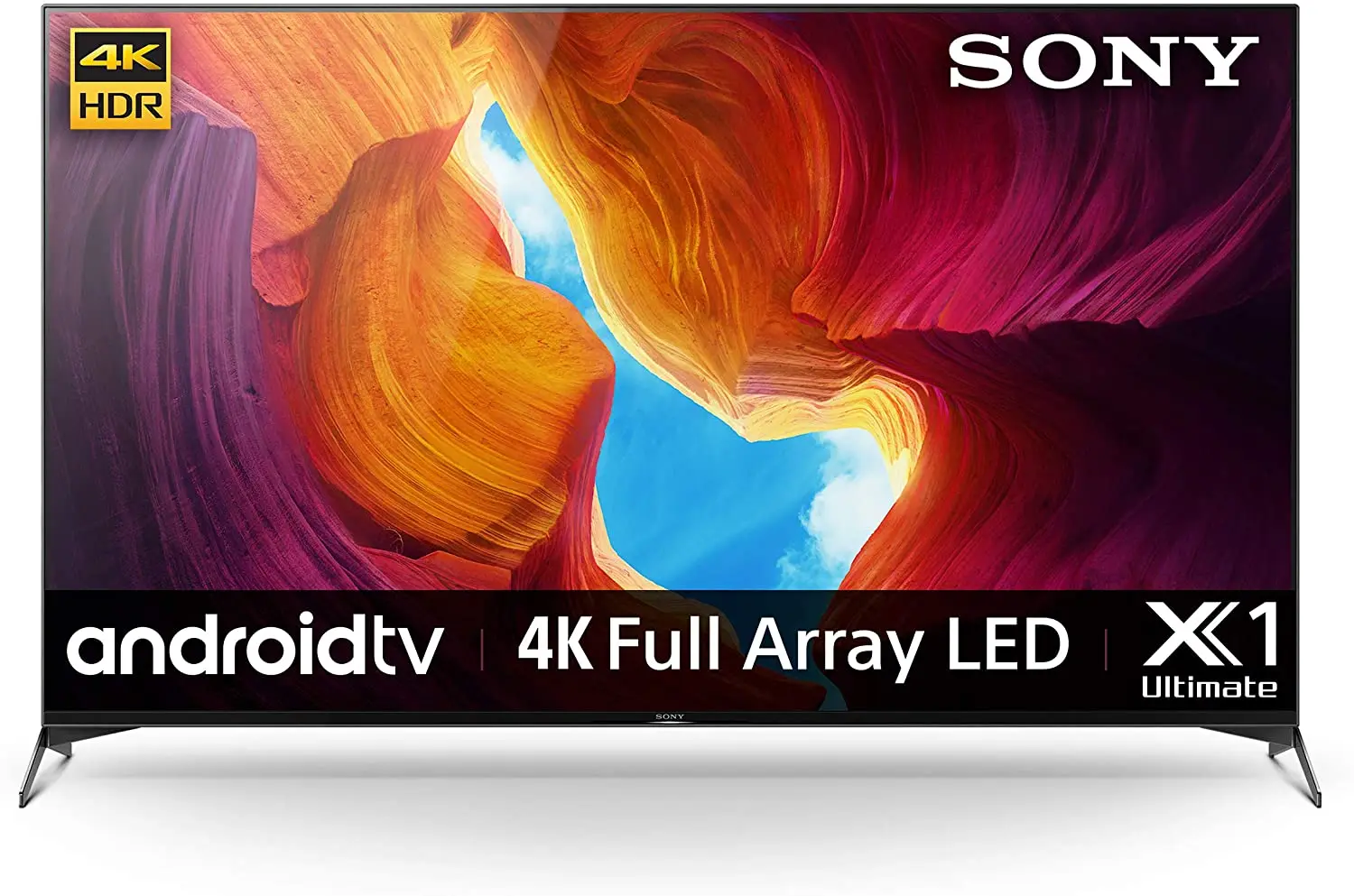 Sony BRAVIA 75 Inch X95H Series 4K Ultra HD Full Array LED High Dynamic Range Smart Android TV, X1 Ultimate, Dolby Atmos, Dolby Vision, Netflix Calibrated Mode KD-75X9500H