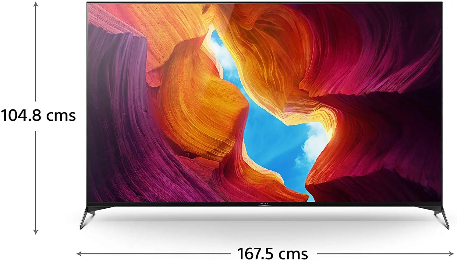 Sony BRAVIA 75 Inch X95H Series 4K Ultra HD Full Array LED High Dynamic Range Smart Android TV, X1 Ultimate, Dolby Atmos, Dolby Vision, Netflix Calibrated Mode KD-75X9500H