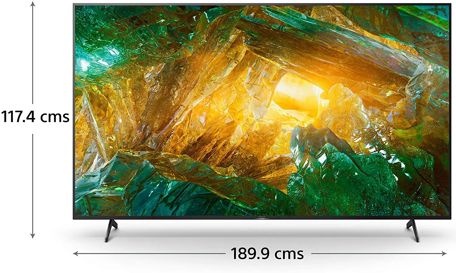 Sony BRAVIA 85 inch X80H Series 4K UHD HDR Smart Android TV with Google Assistant Voice Search, Dolby Atmos, Dolby Vision, Netlfix KD-85X8000H