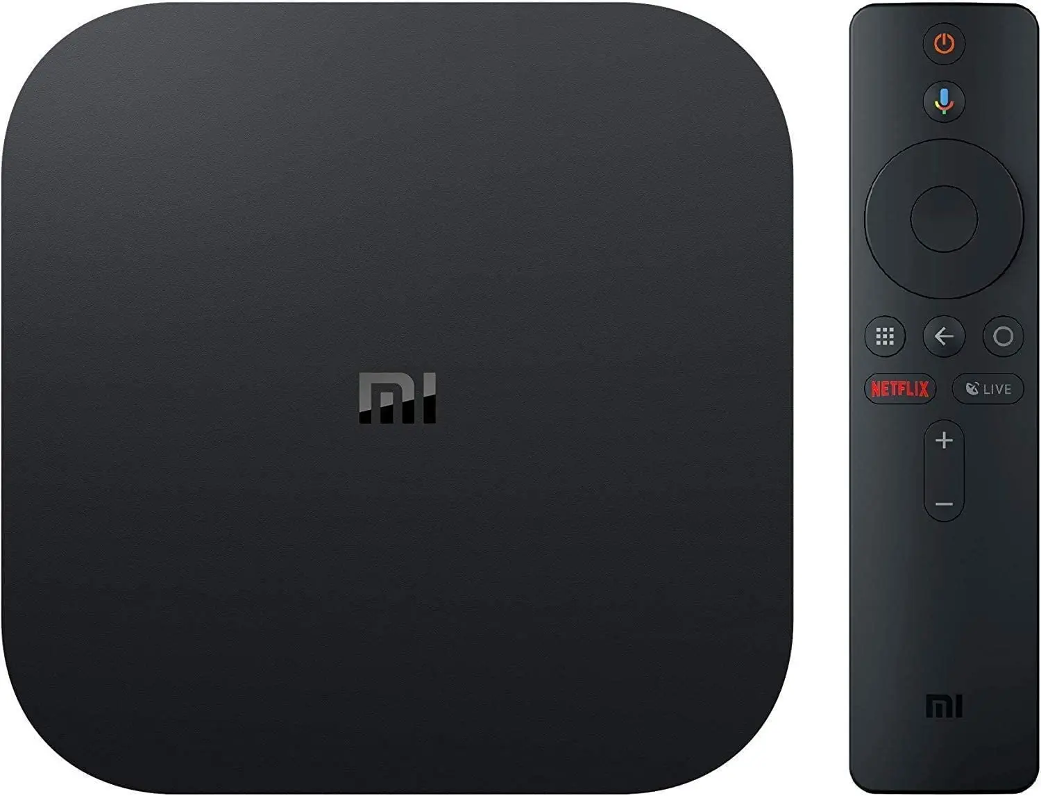 Xiaomi Mi Box S, Smart TV Box, Intelligent 4K Ultra HD Media Player, work with Projector, TVs & Mobile Phones, powered by Android 8.1, - International Version- Black