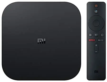 Mi Box S, Smart TV Box, Intelligent 4K Ultra HD Media Player, work with Projector, TVs & Mobile Phones, powered by Android 8.1, - International Version- Black