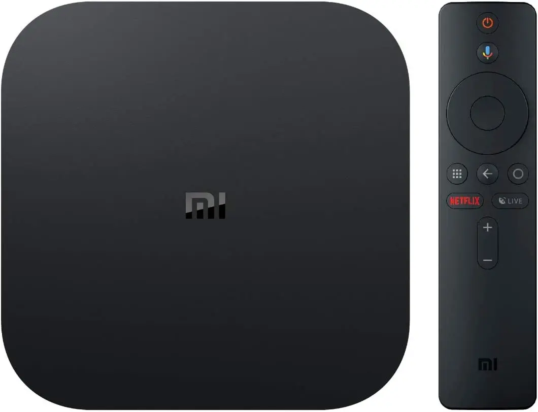 Xiaomi Mi Box S with 4K HDR Android TV Streaming Media Player Google Assistant Remote Official International Version - BLACK