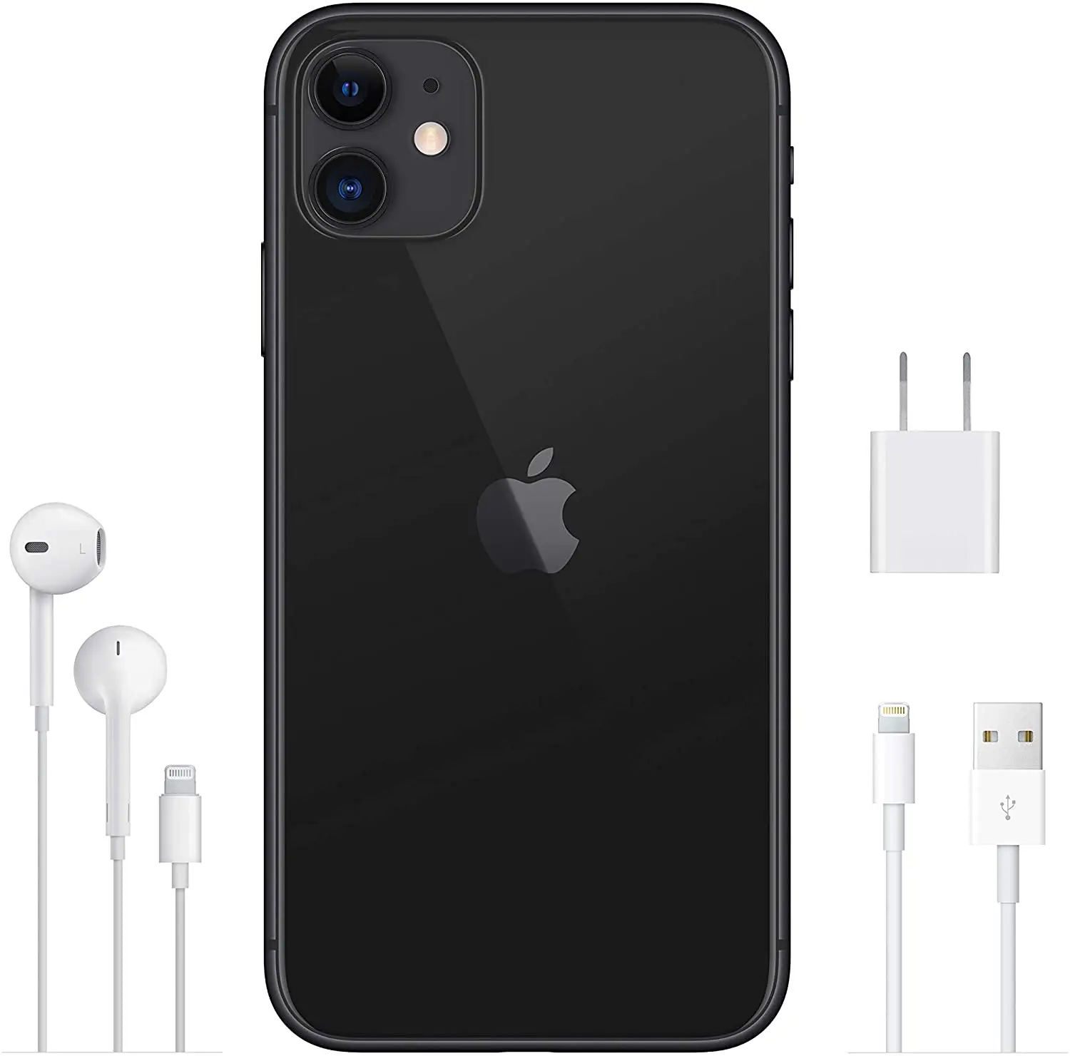 Apple iPhone 11 with FaceTime - 128GB, 4G LTE, Black - International Version