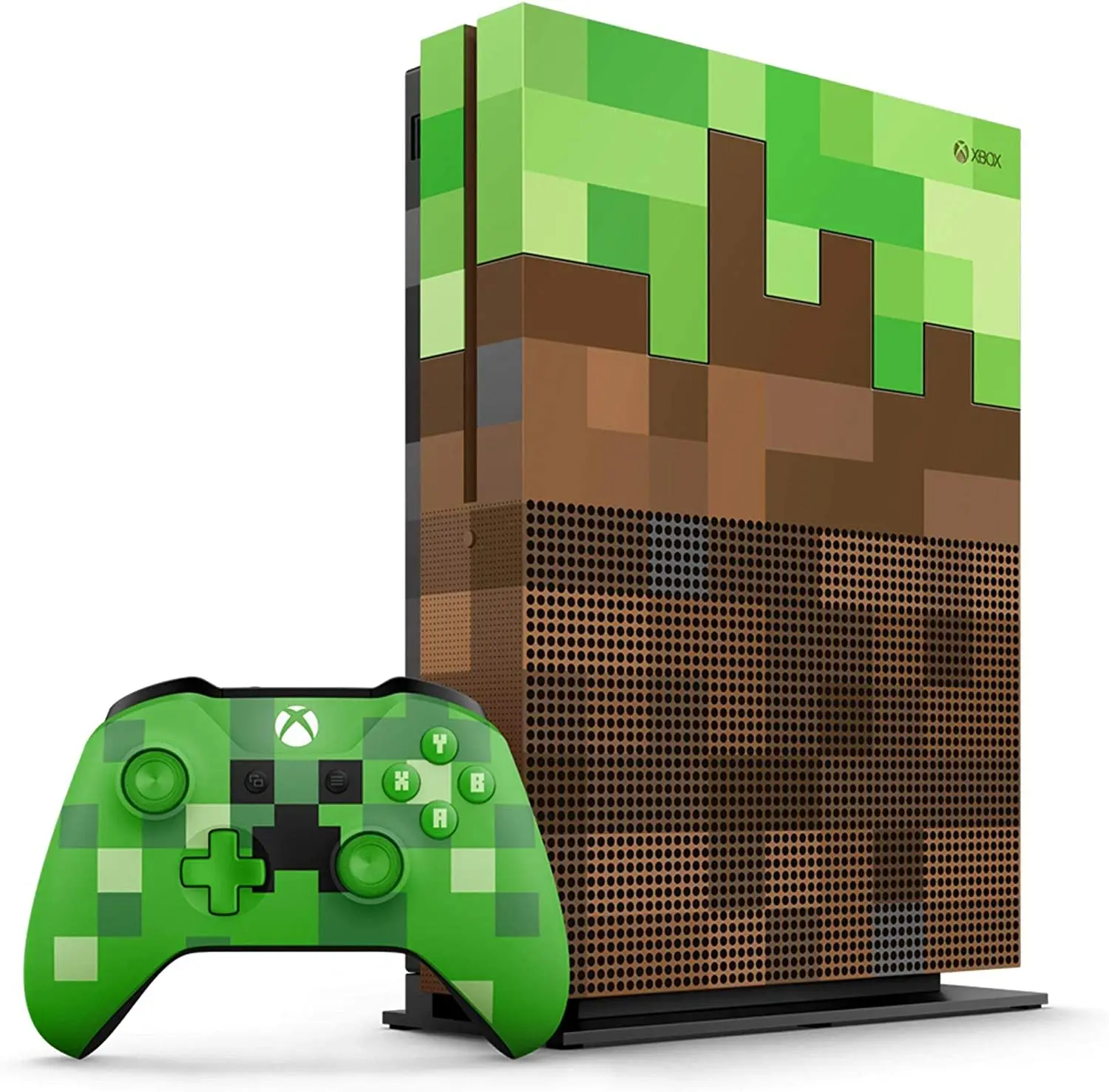 Xbox One S 1TB Limited Edition Console - Minecraft Bundle