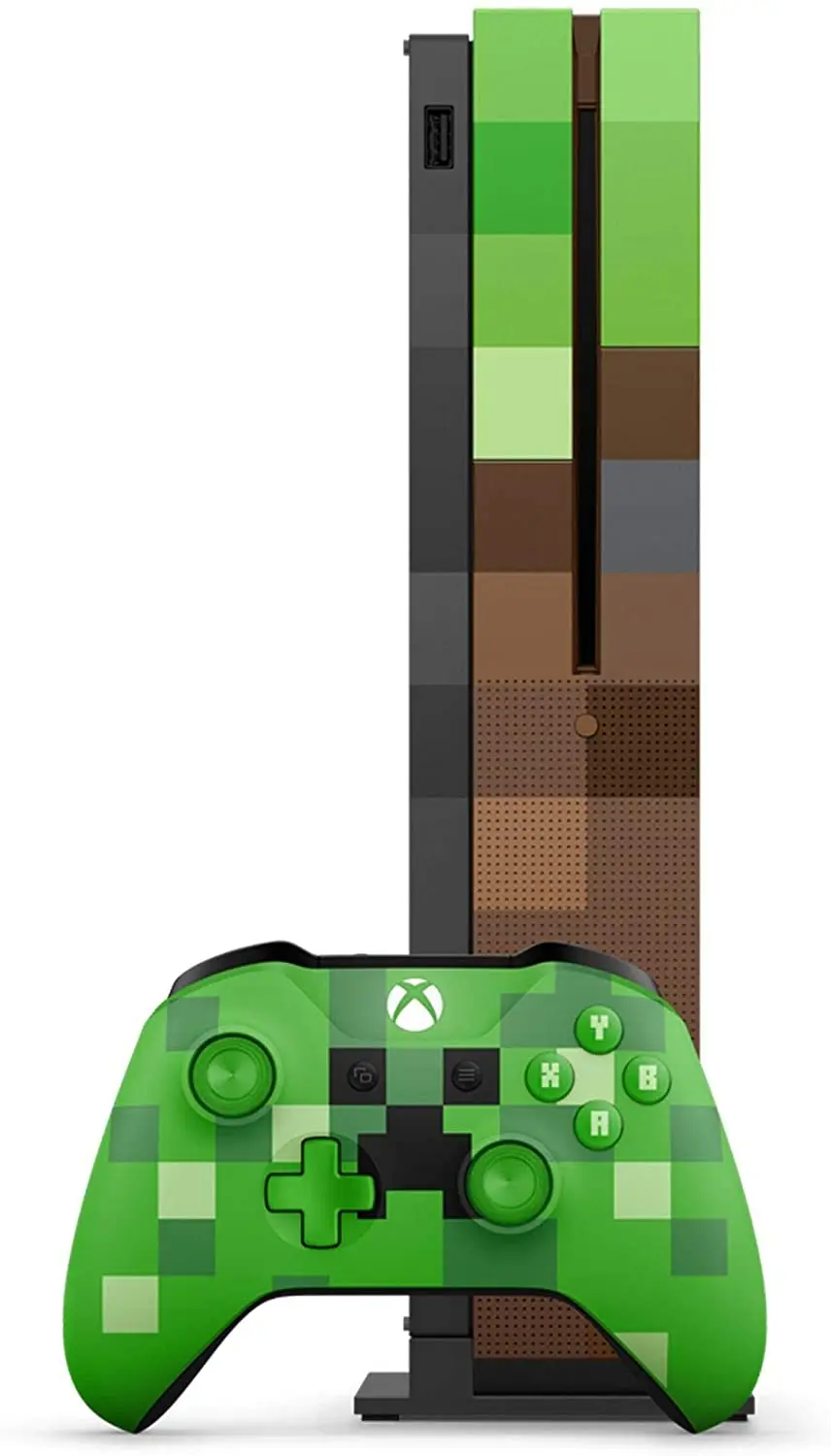 Xbox One S 1TB Limited Edition Console - Minecraft Bundle