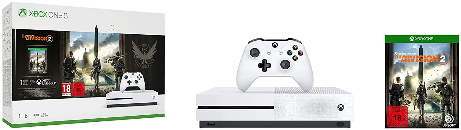 Microsoft Xbox One S 1 Tb With Division 2 - White (Xbox One)