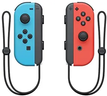 Nintendo Switch Extended Battery Life with Neon Blue and Neon Red Joy?Con (2019)