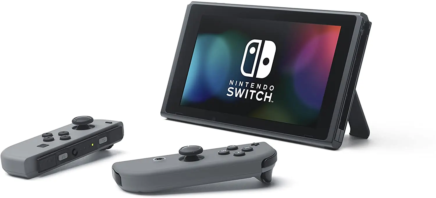 Nintendo Switch Extended Battery Life with Grey Joy‑Con (2019) - International Version
