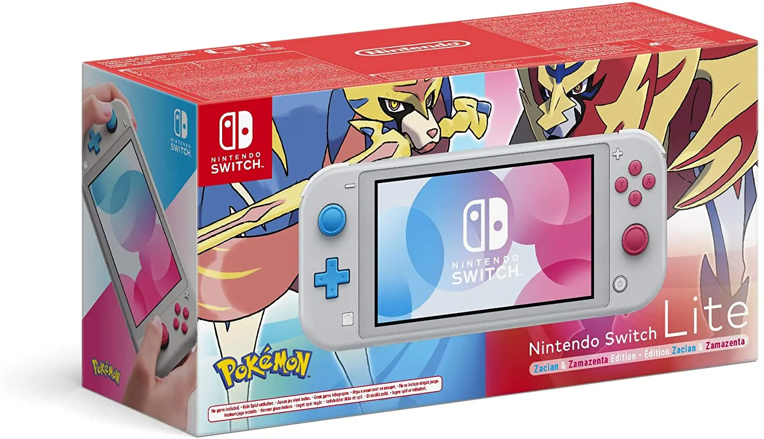 Nintendo Switch Lite - Zacian and Zamazenta Pokemon Edition