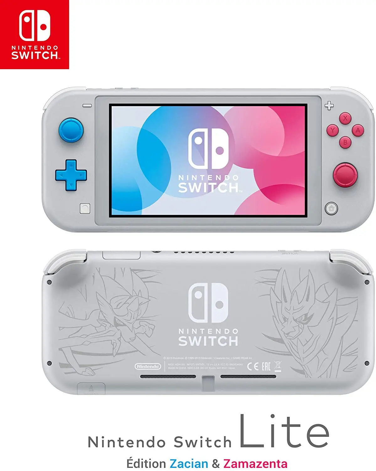Nintendo Switch Lite - Zacian and Zamazenta Pokemon Edition