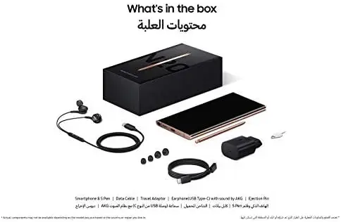 Samsung Galaxy Note20 Ultra Dual SIM, 512 GB 8GB RAM 4G LTE - Mystic White + Galaxy Buds Live - Mystic Black