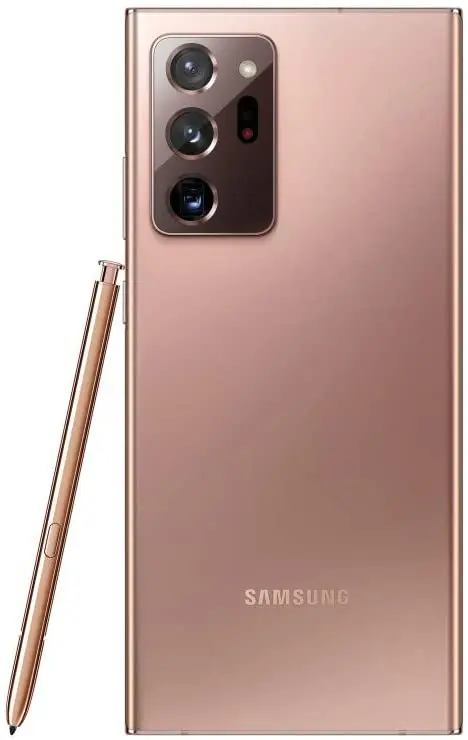 Samsung Galaxy Note20 Ultra Dual SIM, 256GB 8GB RAM 4G LTE - Mystic Bronze + Galaxy Buds Live - Mystic Black