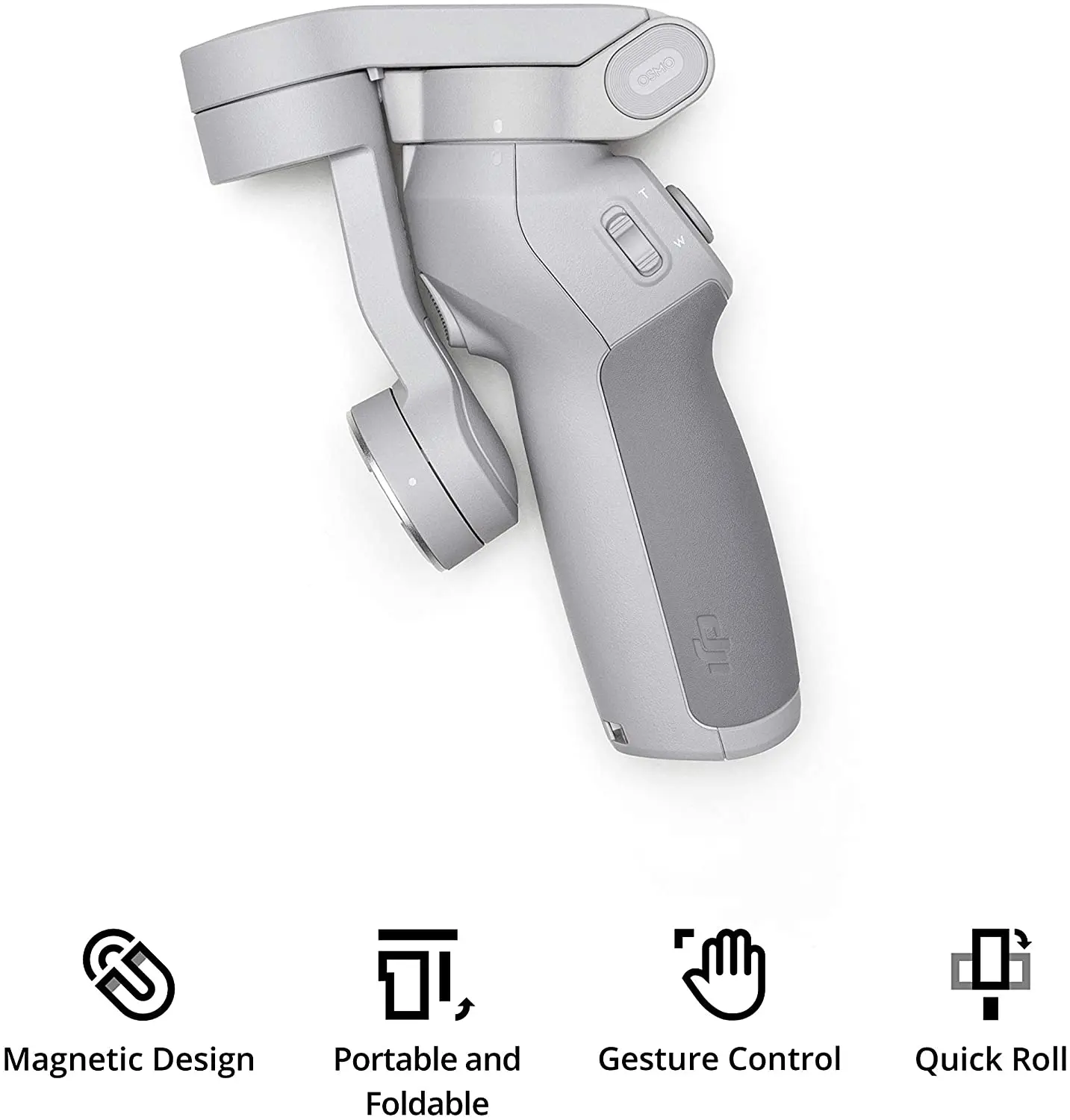 DJI OM 4 - Handheld 3-Axis Smartphone Gimbal Stabilizer with Grip Tripod Vlog YouTube Live Video for iPhone Android