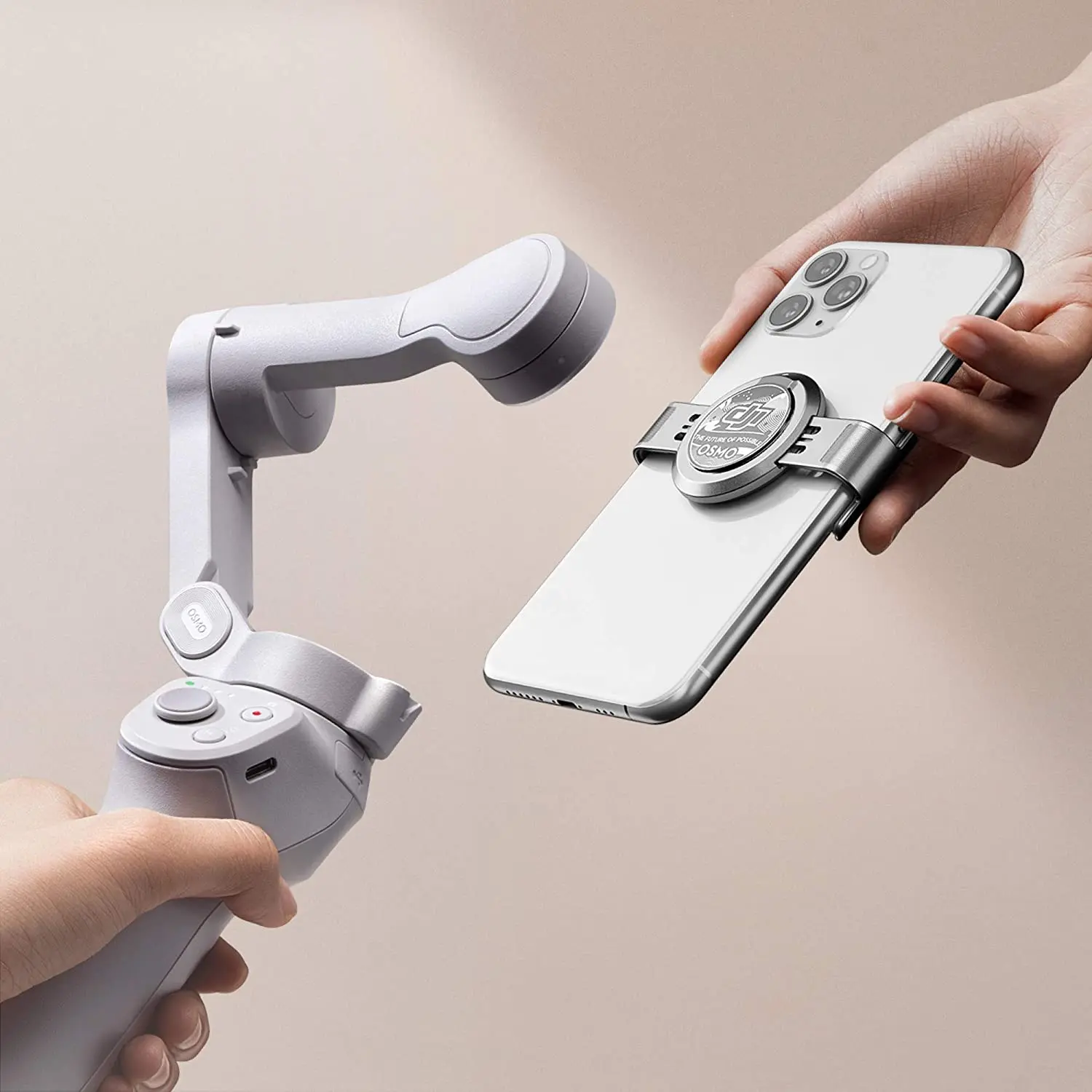 DJI OM 4 - Handheld 3-Axis Smartphone Gimbal Stabilizer with Grip Tripod Vlog YouTube Live Video for iPhone Android
