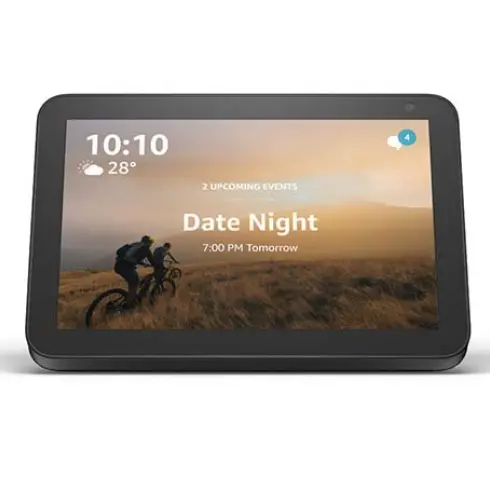 Echo Show 8 -- HD smart display with Alexa – stay connected with video calling - Charcoal